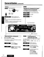 Предварительный просмотр 110 страницы Panasonic CQDFX883U - AUTO RADIO/CD DECK Operating Instructions Manual