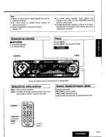 Предварительный просмотр 115 страницы Panasonic CQDFX883U - AUTO RADIO/CD DECK Operating Instructions Manual