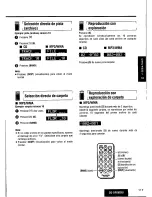 Предварительный просмотр 117 страницы Panasonic CQDFX883U - AUTO RADIO/CD DECK Operating Instructions Manual