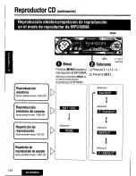 Предварительный просмотр 122 страницы Panasonic CQDFX883U - AUTO RADIO/CD DECK Operating Instructions Manual