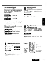 Предварительный просмотр 125 страницы Panasonic CQDFX883U - AUTO RADIO/CD DECK Operating Instructions Manual