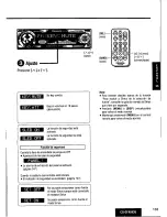 Предварительный просмотр 133 страницы Panasonic CQDFX883U - AUTO RADIO/CD DECK Operating Instructions Manual