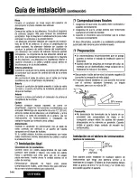 Предварительный просмотр 144 страницы Panasonic CQDFX883U - AUTO RADIO/CD DECK Operating Instructions Manual