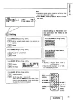 Предварительный просмотр 25 страницы Panasonic CQDFX972U - AUTO RADIO/CD DECK Operating Instructions Manual