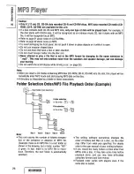 Предварительный просмотр 26 страницы Panasonic CQDFX972U - AUTO RADIO/CD DECK Operating Instructions Manual