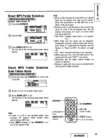 Предварительный просмотр 29 страницы Panasonic CQDFX972U - AUTO RADIO/CD DECK Operating Instructions Manual