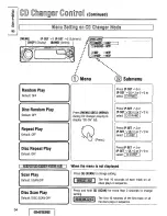 Предварительный просмотр 34 страницы Panasonic CQDFX972U - AUTO RADIO/CD DECK Operating Instructions Manual