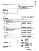 Предварительный просмотр 35 страницы Panasonic CQDFX972U - AUTO RADIO/CD DECK Operating Instructions Manual