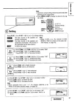 Предварительный просмотр 37 страницы Panasonic CQDFX972U - AUTO RADIO/CD DECK Operating Instructions Manual