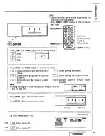 Предварительный просмотр 39 страницы Panasonic CQDFX972U - AUTO RADIO/CD DECK Operating Instructions Manual