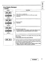 Предварительный просмотр 49 страницы Panasonic CQDFX972U - AUTO RADIO/CD DECK Operating Instructions Manual