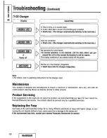 Предварительный просмотр 50 страницы Panasonic CQDFX972U - AUTO RADIO/CD DECK Operating Instructions Manual