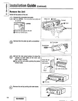 Предварительный просмотр 56 страницы Panasonic CQDFX972U - AUTO RADIO/CD DECK Operating Instructions Manual