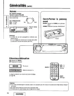 Предварительный просмотр 64 страницы Panasonic CQDFX972U - AUTO RADIO/CD DECK Operating Instructions Manual