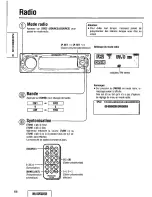 Предварительный просмотр 66 страницы Panasonic CQDFX972U - AUTO RADIO/CD DECK Operating Instructions Manual