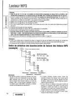 Предварительный просмотр 72 страницы Panasonic CQDFX972U - AUTO RADIO/CD DECK Operating Instructions Manual