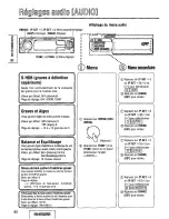 Предварительный просмотр 82 страницы Panasonic CQDFX972U - AUTO RADIO/CD DECK Operating Instructions Manual