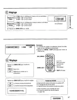 Предварительный просмотр 87 страницы Panasonic CQDFX972U - AUTO RADIO/CD DECK Operating Instructions Manual