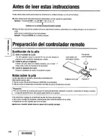 Предварительный просмотр 108 страницы Panasonic CQDFX972U - AUTO RADIO/CD DECK Operating Instructions Manual