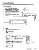 Предварительный просмотр 109 страницы Panasonic CQDFX972U - AUTO RADIO/CD DECK Operating Instructions Manual