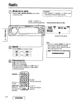 Предварительный просмотр 112 страницы Panasonic CQDFX972U - AUTO RADIO/CD DECK Operating Instructions Manual