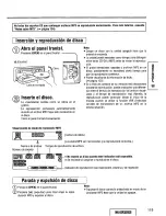 Предварительный просмотр 119 страницы Panasonic CQDFX972U - AUTO RADIO/CD DECK Operating Instructions Manual