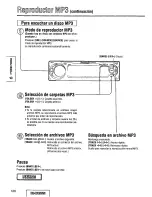 Предварительный просмотр 120 страницы Panasonic CQDFX972U - AUTO RADIO/CD DECK Operating Instructions Manual