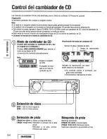 Предварительный просмотр 124 страницы Panasonic CQDFX972U - AUTO RADIO/CD DECK Operating Instructions Manual