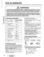 Предварительный просмотр 144 страницы Panasonic CQDFX972U - AUTO RADIO/CD DECK Operating Instructions Manual