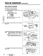 Предварительный просмотр 148 страницы Panasonic CQDFX972U - AUTO RADIO/CD DECK Operating Instructions Manual