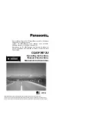 Panasonic CQDFX972U - AUTO RADIO/CD DECK Operating Instructions preview