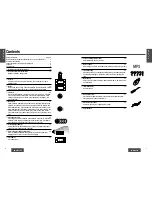 Preview for 4 page of Panasonic CQDFX972U - AUTO RADIO/CD DECK Operating Instructions