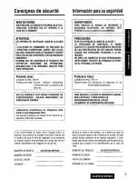 Предварительный просмотр 3 страницы Panasonic CQDP101U - AUTO RADIO/CD DECK Operating Instructions Manual