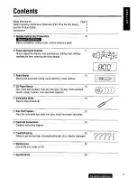 Предварительный просмотр 7 страницы Panasonic CQDP101U - AUTO RADIO/CD DECK Operating Instructions Manual