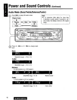 Предварительный просмотр 12 страницы Panasonic CQDP101U - AUTO RADIO/CD DECK Operating Instructions Manual