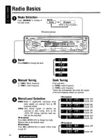 Предварительный просмотр 14 страницы Panasonic CQDP101U - AUTO RADIO/CD DECK Operating Instructions Manual