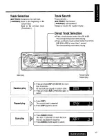 Preview for 17 page of Panasonic CQDP101U - AUTO RADIO/CD DECK Operating Instructions Manual