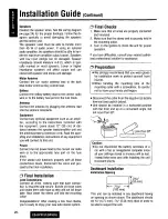 Preview for 20 page of Panasonic CQDP101U - AUTO RADIO/CD DECK Operating Instructions Manual