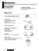 Preview for 28 page of Panasonic CQDP101U - AUTO RADIO/CD DECK Operating Instructions Manual