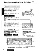 Предварительный просмотр 36 страницы Panasonic CQDP101U - AUTO RADIO/CD DECK Operating Instructions Manual