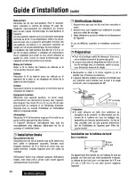 Предварительный просмотр 40 страницы Panasonic CQDP101U - AUTO RADIO/CD DECK Operating Instructions Manual