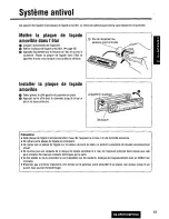 Предварительный просмотр 43 страницы Panasonic CQDP101U - AUTO RADIO/CD DECK Operating Instructions Manual