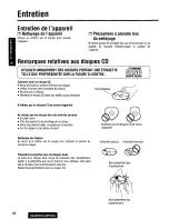 Предварительный просмотр 48 страницы Panasonic CQDP101U - AUTO RADIO/CD DECK Operating Instructions Manual