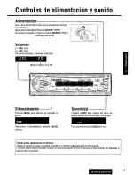 Предварительный просмотр 51 страницы Panasonic CQDP101U - AUTO RADIO/CD DECK Operating Instructions Manual