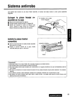 Предварительный просмотр 63 страницы Panasonic CQDP101U - AUTO RADIO/CD DECK Operating Instructions Manual