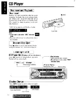 Предварительный просмотр 14 страницы Panasonic CQDP103U - AUTO RADIO/CD DECK Operating Instructions Manual