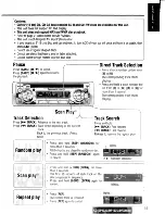 Предварительный просмотр 15 страницы Panasonic CQDP103U - AUTO RADIO/CD DECK Operating Instructions Manual