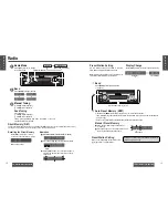 Предварительный просмотр 7 страницы Panasonic CQDP133U - CD Receiver With 2 Outputs Operating Instructions Manual