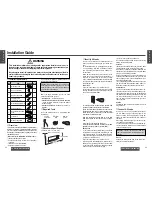 Предварительный просмотр 12 страницы Panasonic CQDP133U - CD Receiver With 2 Outputs Operating Instructions Manual