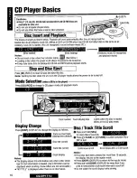 Предварительный просмотр 16 страницы Panasonic CQDP171U - AUTO RADIO/CD DECK Operating Instructions Manual